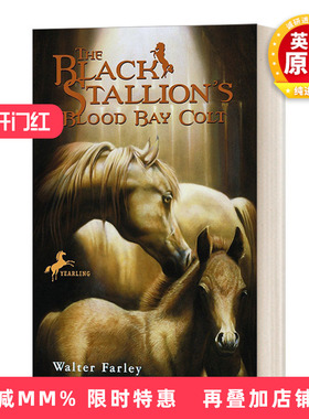 英文原版 The Black Stallion's Blood Bay Colt 黑神驹系列 黑神驹的血湾小马 Walter Farley 小说 英文版 进口书籍