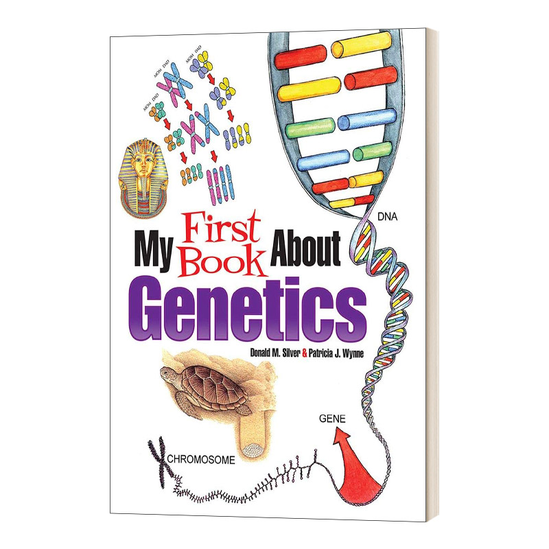 英文原版 My First Book About Genetics 我的第一本关于遗传学的书 彩色插图 Patricia J. Wynne 英文版 进口英语原版书籍