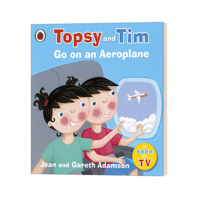 英文原版绘本 Topsy and Tim Go on an Aeroplane 托普西和蒂姆生活体验 坐飞机 英文版 进口英语原版书籍