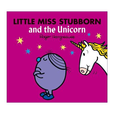 英文原版 Little Miss Stubborn and the Unicorn 奇先生妙小姐童话系列绘本 固执小姐和独角兽 英文版 进口英语原版书籍
