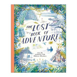 冒险之失落手记 The Adventure 英文原版 手稿复刻 进口英语原版 Book 英文版 Lost 书籍 儿童冒险故事 无名探险家