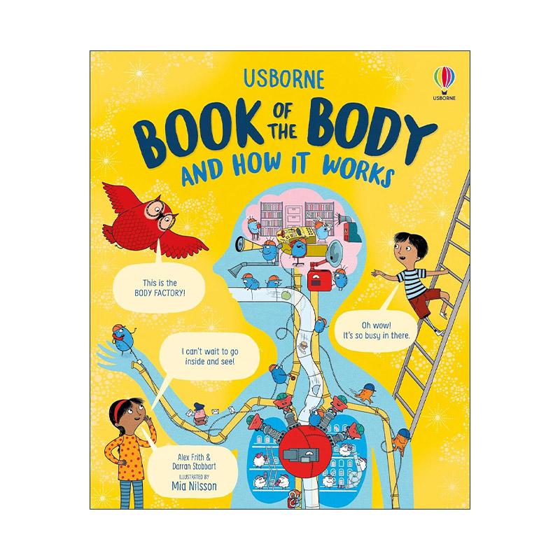 英文原版 Usborne Book of the Body and How it Works 身体之书及它是如何运行 尤斯伯恩儿童科普百科读物精装 进口英语原版书籍