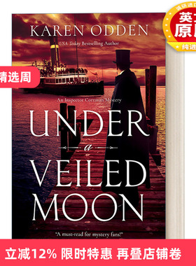 英文原版 Under a Veiled Moon 朦胧的月光下 侦探推理小说 Karen Odden 精装 英文版 进口英语原版书籍