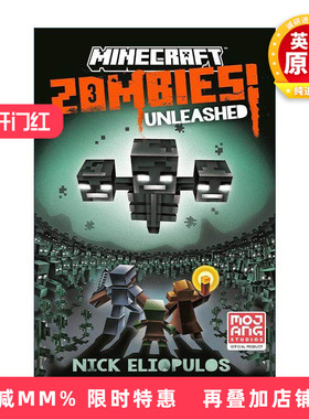 英文原版 Minecraft Zombies Unleashed 我的世界21 僵尸释放 精装官方小说 英文版 进口英语原版书籍