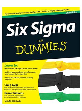 英文原版 Six Sigma for Dummies 六西格玛达人迷 第2版 英文版 进口英语原版书籍