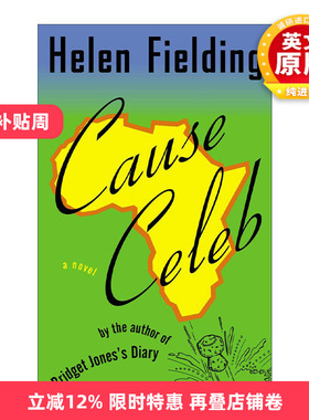 英文原版 Cause Celeb 名流风暴 女性幽默小说 单身日记作者Helen Fielding 英文版 进口英语原版书籍