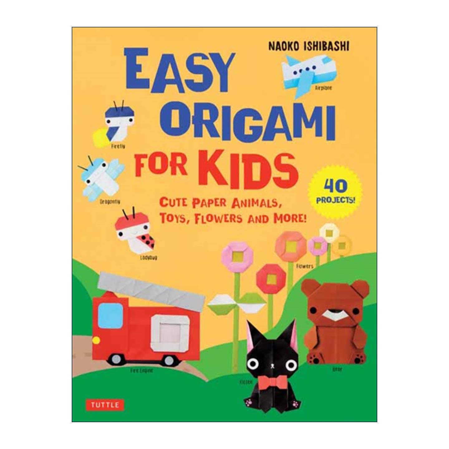 英文原版 Easy Origami for Kids 儿童简易折纸 动物 玩偶 鲜花 英文版 进口英语原版书籍