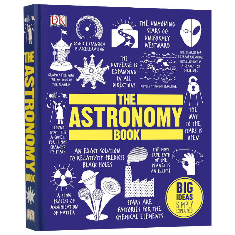 dk天文学百科 英文原版 the astronomy book 人类的思想百科丛书 stem