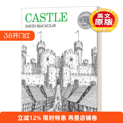 英文原版 Castle 城堡 凯迪克奖作者大卫麦考利古建筑 David Macaulay 英文版 进口英语原版书籍儿童全英语书