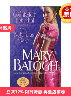 英文原版 A Counterfeit Betrothal/The Notorious Rake 假订婚真想爱 臭名昭著的浪子 二合一 历史浪漫小说 进口英语原版书籍