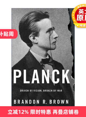 英文原版 Planck 普朗克传 身份危机与道德困境 精装 英文版 进口英语原版书籍