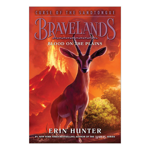 英文原版 Bravelands Curse of the Sandtongue 3 Blood on the Plains 勇敢之地第二部3 英文版 进口英语原版书籍