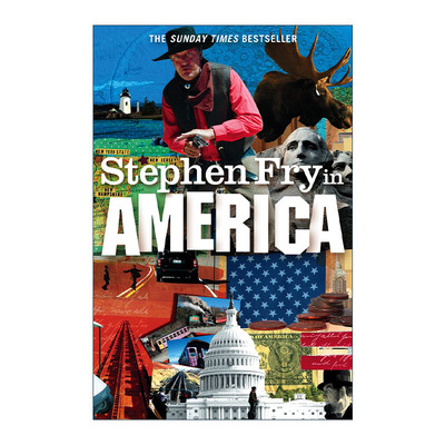 英文原版 Stephen Fry in America 油炸叔在美国 史蒂芬·弗莱游记 英文版 进口英语原版书籍