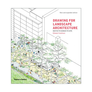 Landscape Architecture 景观设计草图 英文原版 进口英语原版 For 英文版 书籍 Drawing