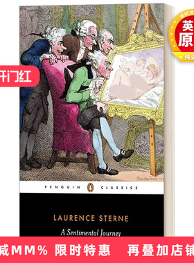 英文原版 A Sentimental Journey 多情客游记 劳伦斯·斯特恩 企鹅黑经典 Penguin Black Classics 英文版 进口英语原版书籍