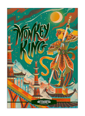 英文原版 Classic Starts Monkey King 开始读经典 西游记 精装 英文版 进口英语原版书籍
