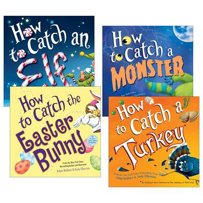 英文原版 How to Catch 节日主题系列4册 儿童精装节日绘本 Adam Wallace 英文版 进口英语原版书籍