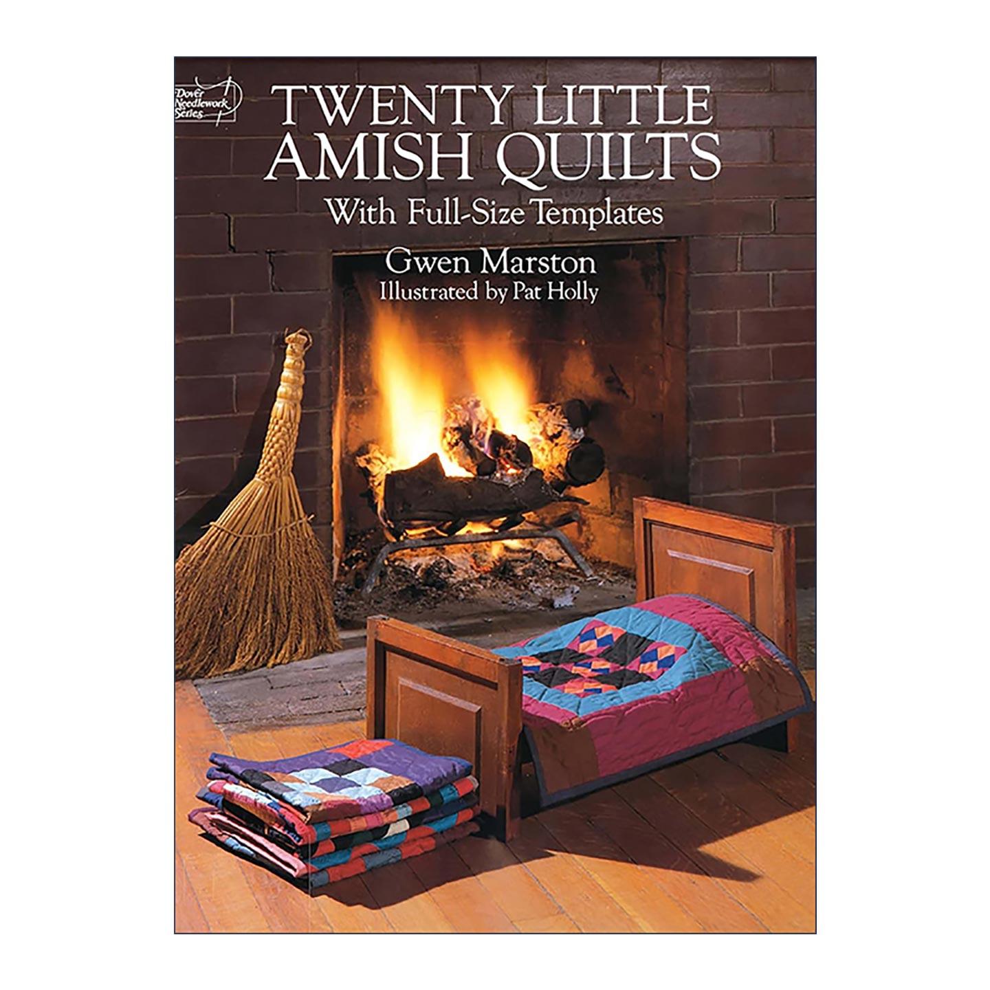 英文原版 Twenty Little Amish Quilts 二十张小阿米什被子 编制缝纫拼布图案 装饰设计插图指南 Gwen Marston 进口英语原版书籍