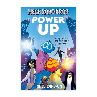 英文原版 Mega Robo Bros 1 Power Up 超级机器兄弟1 启动 Neill Cameron少儿漫画 英文版 进口英语原版书籍