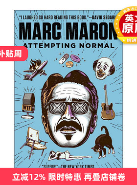 英文原版 Attempting Normal 尝试正常 脱口秀演员Marc Maron马克·马龙自传 英文版 进口英语原版书籍