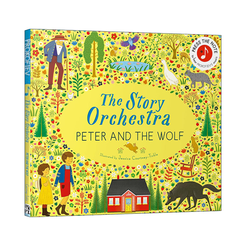 英文原版 The Story Orchestra Peter and the Wolf 小猫头鹰社管弦乐队 彼得与狼 精装 英文版 进口英语原版书籍