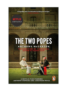 英文原版 The Two Popes 教宗的承继 电影封面版 安东尼·麦卡滕 安东尼·霍普金斯主演 英文版 进口英语原版书籍