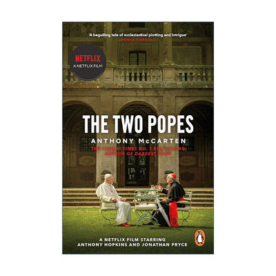 英文原版 The Two Popes 教宗的承继 电影封面版 安东尼·麦卡滕 安东尼·霍普金斯主演 英文版 进口英语原版书籍