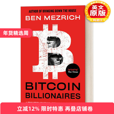 英文原版 Bitcoin Billionaires 比特币亿万富翁 英文版 进口英语原版书籍