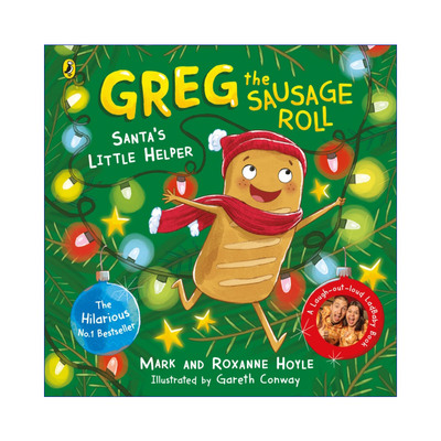 英文原版 Greg the Sausage Roll Santa's Little Helper 香肠卷格雷格 圣诞老人的小帮手 育儿网红LadBaby绘本 英文版 进口书籍