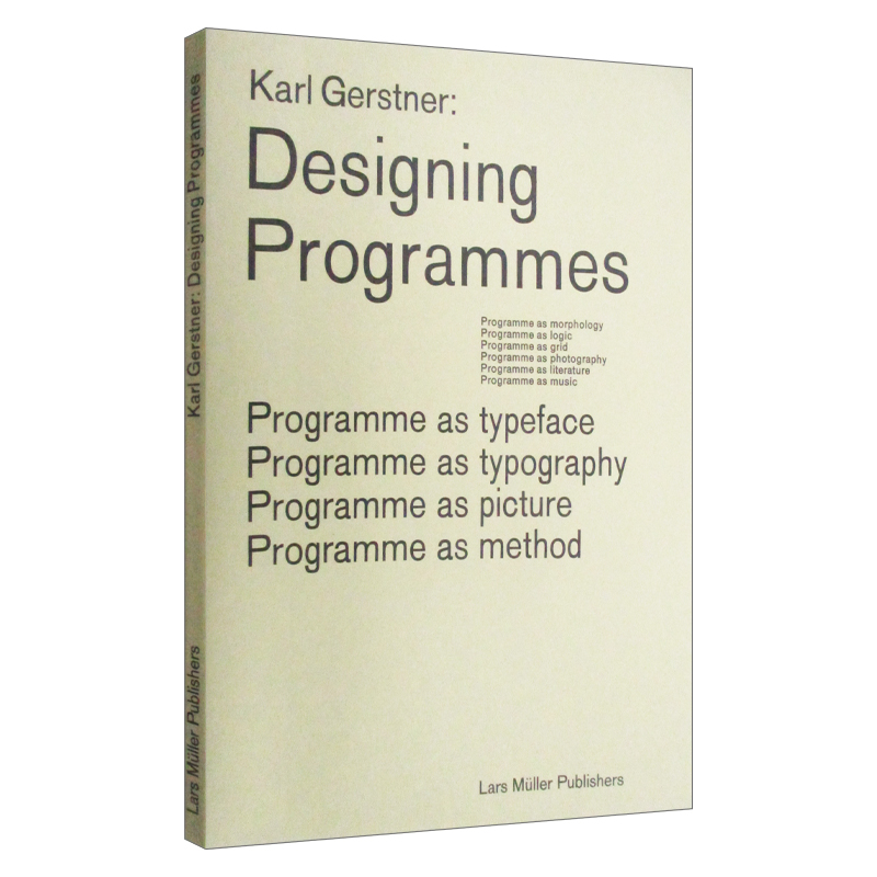 英文原版 Designing Programmes 设计程序 字体 排版 图片 方法的程序 英文版 进口英语原版书籍