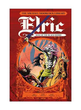 英文原版 Elric Vol.6 Bane of the Black Sword 迈克尔·穆考克 艾尔瑞克传说漫画6 精装 黑剑的诅咒  Jan Duursema 英文版