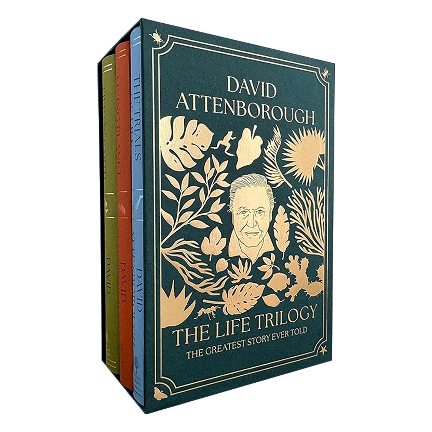 英文原版 The Life Trilogy Boxset 大卫·爱登堡 生命三部曲 精装收藏盒装 生命的进化 生生不息的地球 生命的考验 英文版