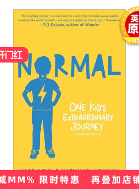 英文原版 Normal One Kid's Extraordinary Journey 正常 一个孩子的不平凡之旅 影视原著 英文版 进口英语原版书籍