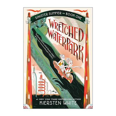 英文原版 Sinister Summer 01 Wretched Waterpark 险恶夏日系列1 悲惨水上乐园 儿童幽默恐怖小说 进口英语原版书籍