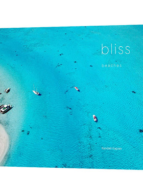 英文原版 Bliss Beaches 幸福的海滩 航拍空拍风景大海海岸自然风光摄影集 精装 英文版 进口英语原版书籍