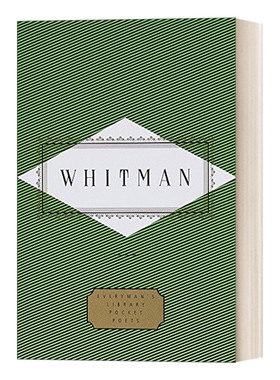 英文原版 Whitman Poems Everyman's Library Pocket Poets Series 沃尔特·惠特曼诗选 人人图书馆精装收藏版 英文版 进口英语书