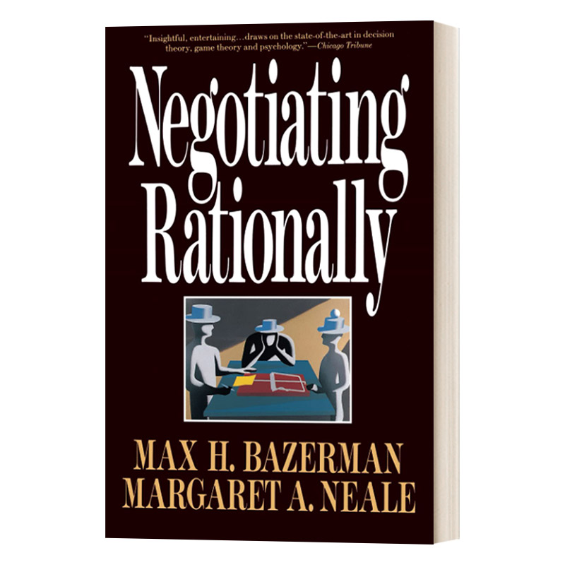 英文原版 Negotiating Rationally 理性谈判 英文版 进口英语原版书籍