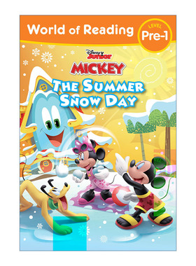 英文原版 World of Reading Mickey Mouse Funhouse 迪士尼阅读世界 米老鼠游乐园 夏日下雪天 分级读物 英文版 进口英语原版书籍