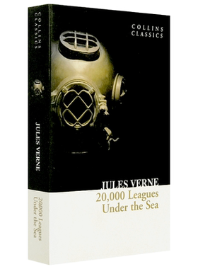 正版 海底两万里 英文原版科幻小说 20,000 Leagues Under the Sea 英文版 柯林斯经典文学名著 凡尔纳 英文版进口书籍