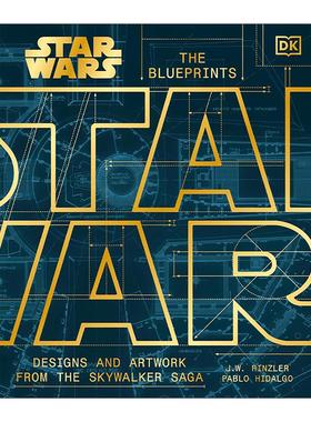 英文原版 Star Wars The Blueprints DK星球大战 幕后设计和艺术作品 精装 英文版 进口英语原版书籍