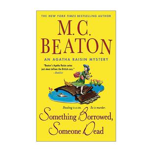 英文原版 Something Borrowed Someone Dead 借来的东西 死了的人 阿加莎·瑞森探案集 英文版 进口英语原版书籍