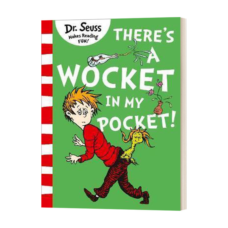 英文原版 DR.SEUSS There's a Wocket in My Pocket! 苏斯博士 蓝色系列绘本 英文版 进口英语原版书籍儿童全英语书