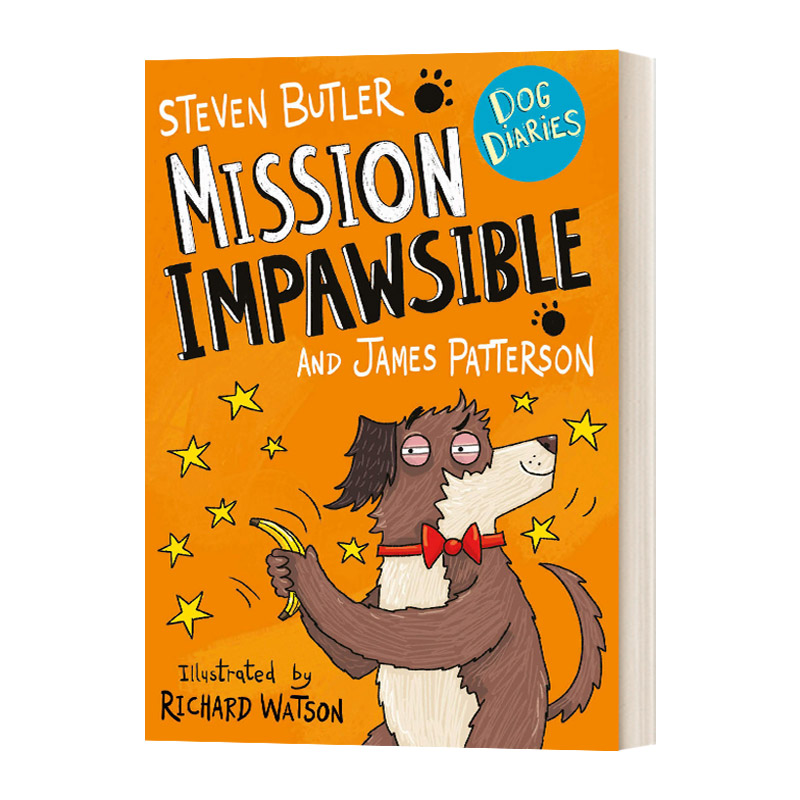 英文原版 Dog Diaries 3 Mission Impawsible 狗狗日记#3 不负责任的任务 儿童英语阅读桥梁漫画书 英文版 进口英语原版书籍