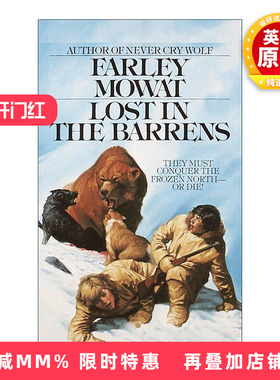 英文原版 Lost in the Barrens 迷失在荒芜之地 青少年冒险小说 鲸之殇作者法利·莫厄特 英文版 进口英语原版书籍