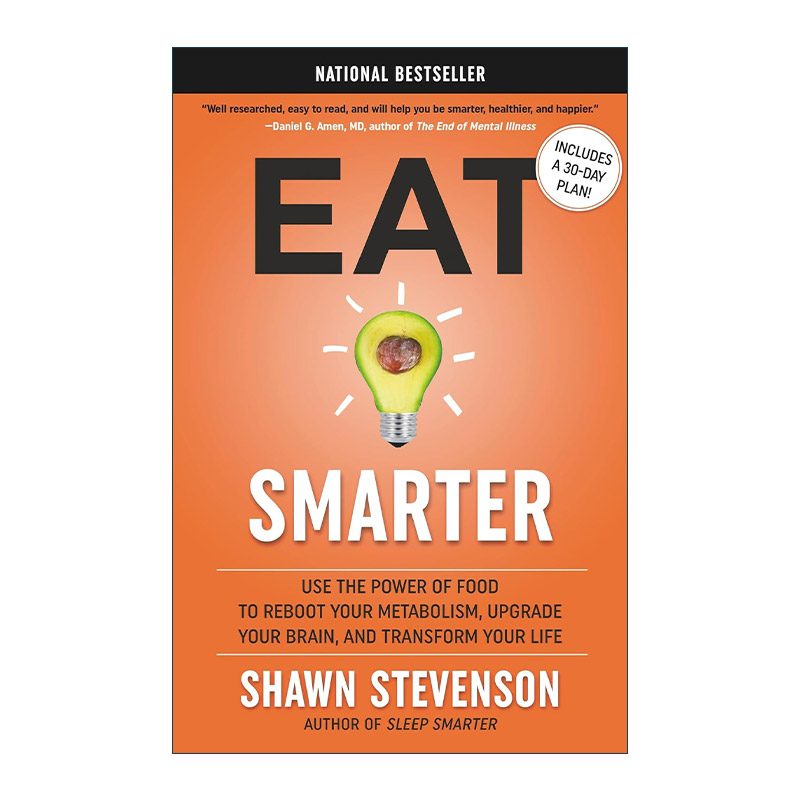 英文原版 Eat Smarter 聪明饮食 利用食物的力量重启新陈代谢 提升大脑功能 改变你的生活 英文版 进口英语原版书籍