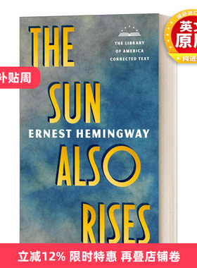 英文原版小说 The Sun Also Rises The Library of America Corrected Text 太阳照常升起 英文版 进口英语原版书籍