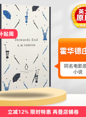 霍华德庄园 英文原版书 Howards End 福斯特长篇小说代表作 英文版同名电影原著小说 正版进口书籍 Penguin Classics 企鹅经典
