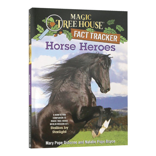 神奇树屋小百科系列 英文原版儿童绘本 Magic Tree House Fact Tracker #27: Horse Heroes