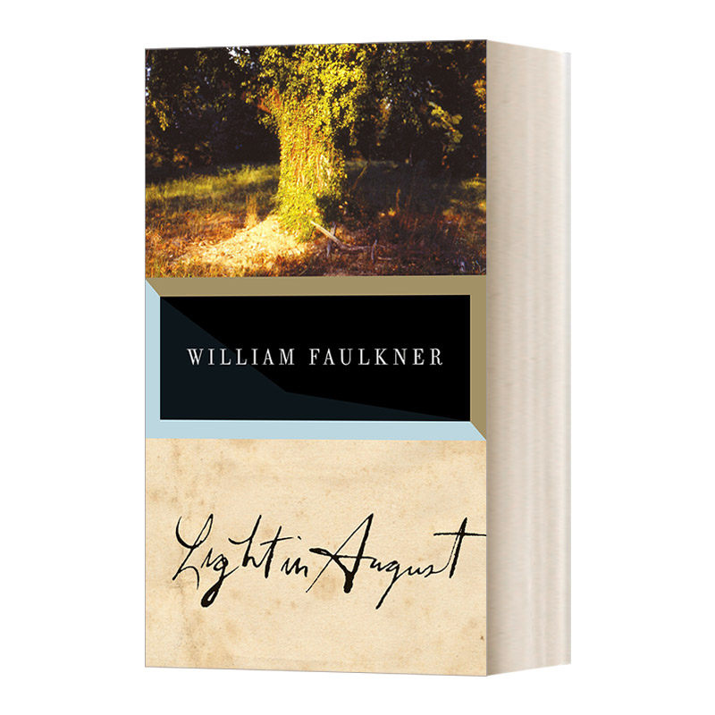 英文原版小说 light in august 八月之光 william faulkner威廉福克纳