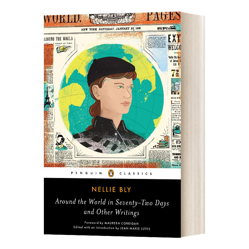 英文原版 around the world in seventy-two days 七十二天环游世界